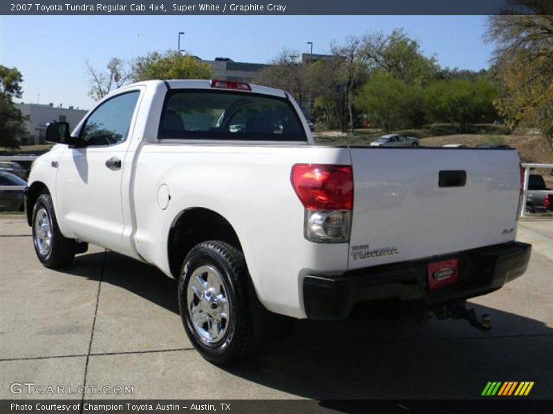 Super White / Graphite Gray 2007 Toyota Tundra Regular Cab 4x4