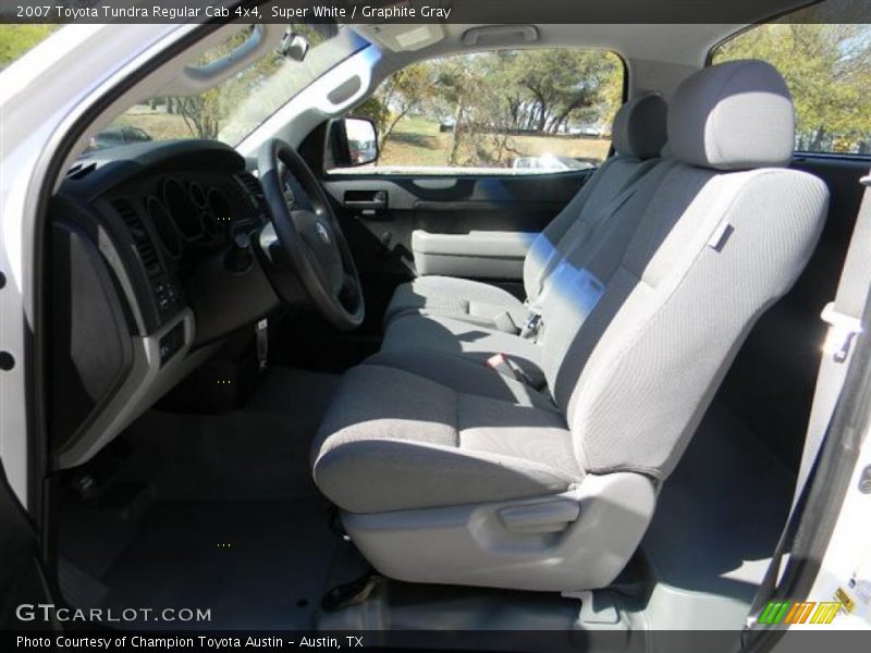 Super White / Graphite Gray 2007 Toyota Tundra Regular Cab 4x4