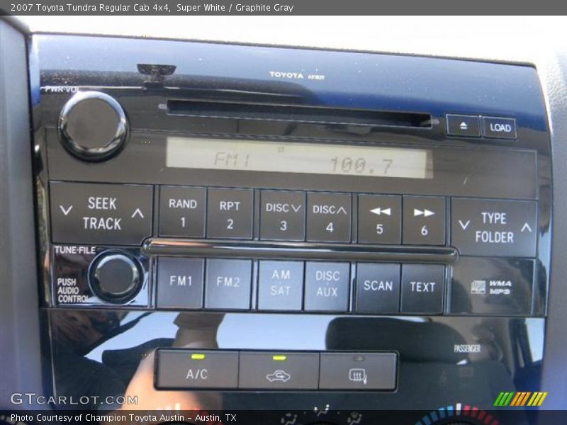 Super White / Graphite Gray 2007 Toyota Tundra Regular Cab 4x4