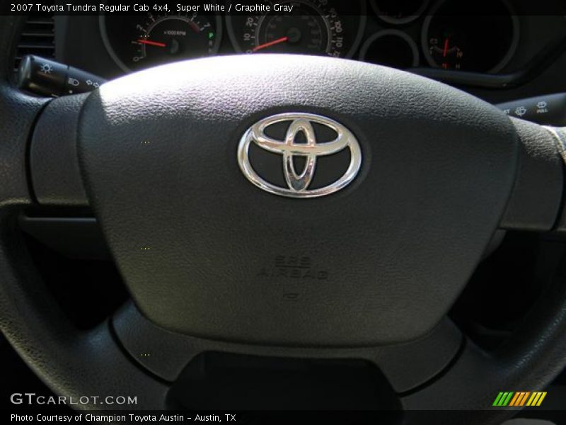 Super White / Graphite Gray 2007 Toyota Tundra Regular Cab 4x4
