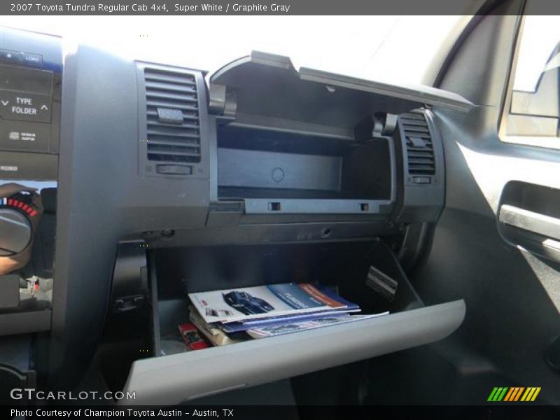 Super White / Graphite Gray 2007 Toyota Tundra Regular Cab 4x4