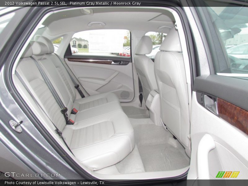  2012 Passat 2.5L SEL Moonrock Gray Interior