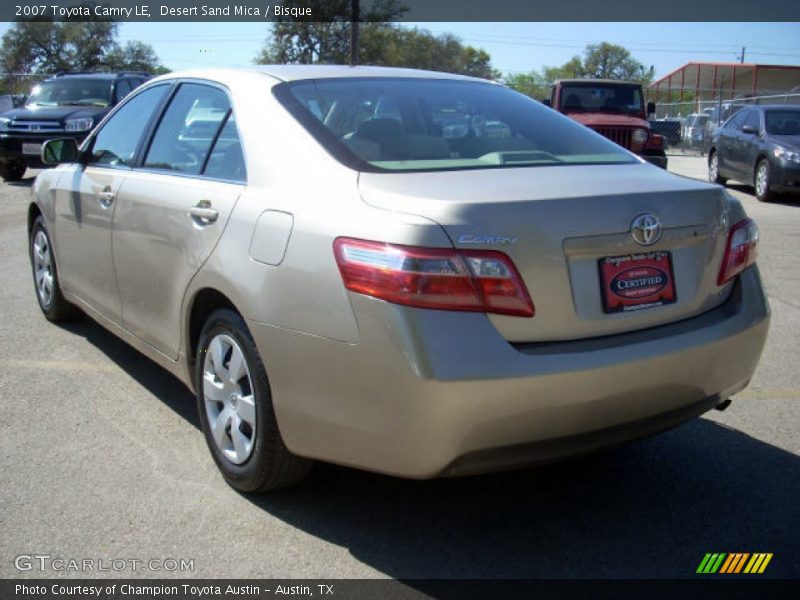 Desert Sand Mica / Bisque 2007 Toyota Camry LE