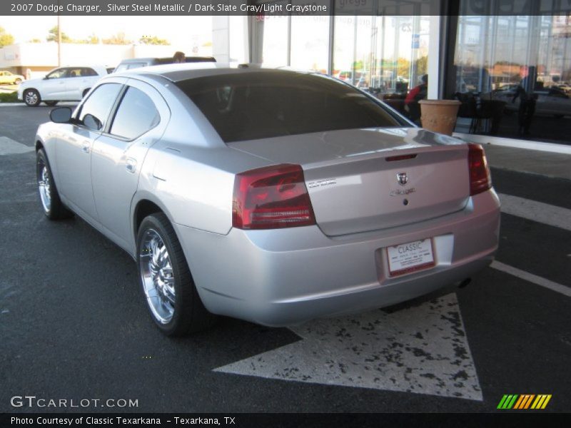 Silver Steel Metallic / Dark Slate Gray/Light Graystone 2007 Dodge Charger