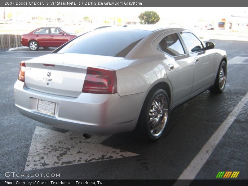 Silver Steel Metallic / Dark Slate Gray/Light Graystone 2007 Dodge Charger