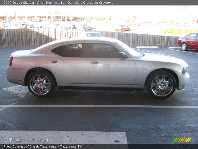 Silver Steel Metallic / Dark Slate Gray/Light Graystone 2007 Dodge Charger