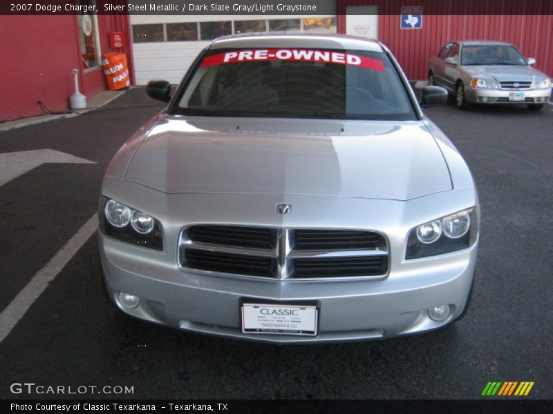 Silver Steel Metallic / Dark Slate Gray/Light Graystone 2007 Dodge Charger