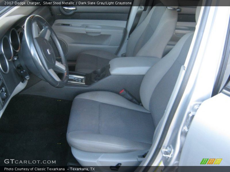 Silver Steel Metallic / Dark Slate Gray/Light Graystone 2007 Dodge Charger