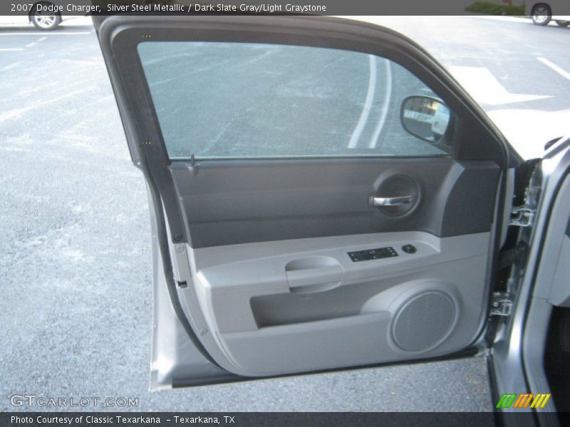Silver Steel Metallic / Dark Slate Gray/Light Graystone 2007 Dodge Charger