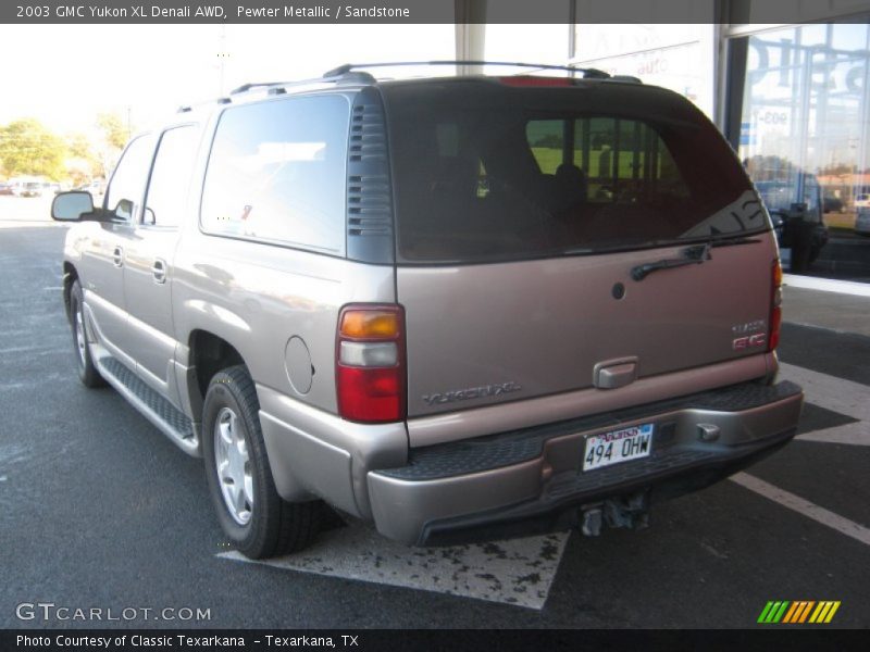 Pewter Metallic / Sandstone 2003 GMC Yukon XL Denali AWD