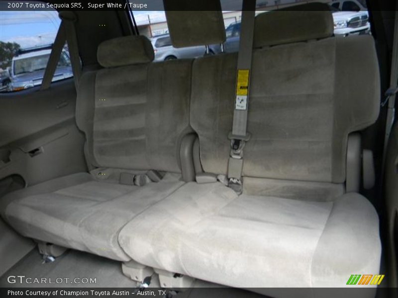 Super White / Taupe 2007 Toyota Sequoia SR5