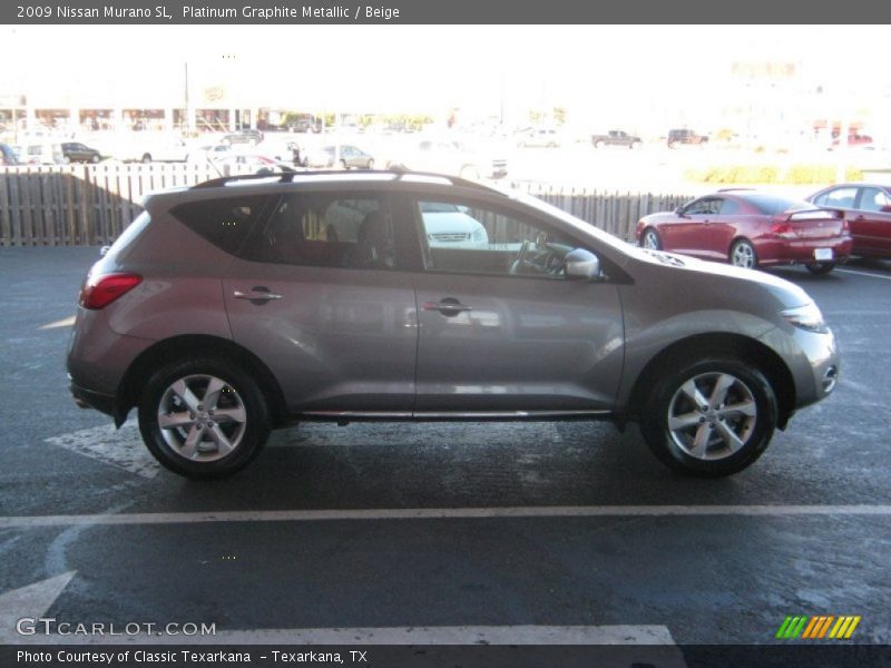 Platinum Graphite Metallic / Beige 2009 Nissan Murano SL