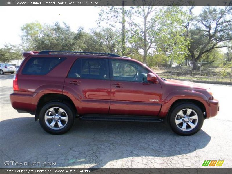 Salsa Red Pearl / Taupe 2007 Toyota 4Runner Limited