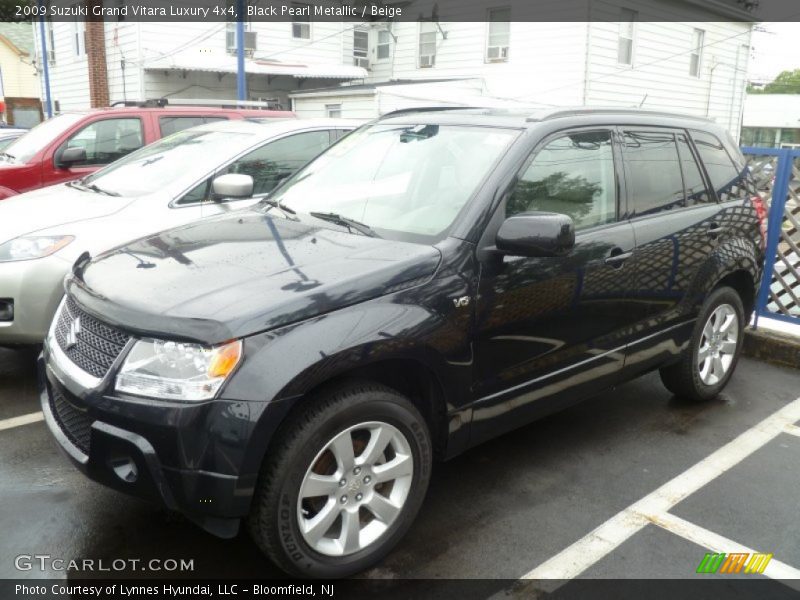 Black Pearl Metallic / Beige 2009 Suzuki Grand Vitara Luxury 4x4