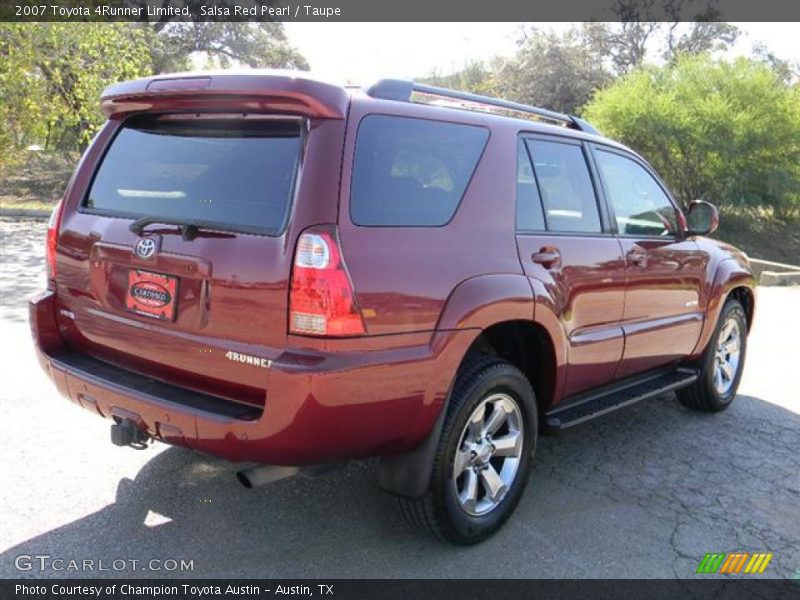 Salsa Red Pearl / Taupe 2007 Toyota 4Runner Limited