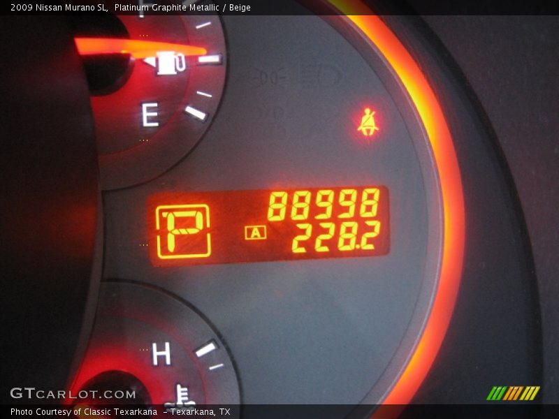 Platinum Graphite Metallic / Beige 2009 Nissan Murano SL