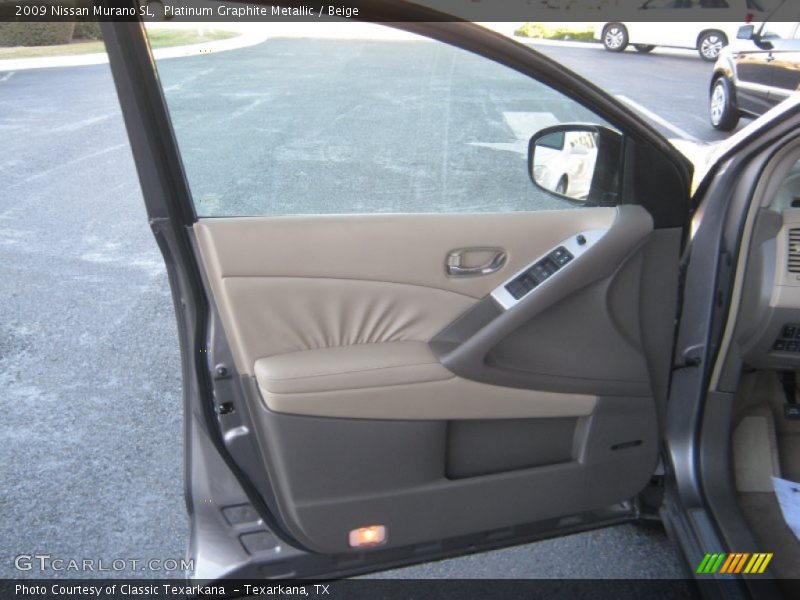 Platinum Graphite Metallic / Beige 2009 Nissan Murano SL