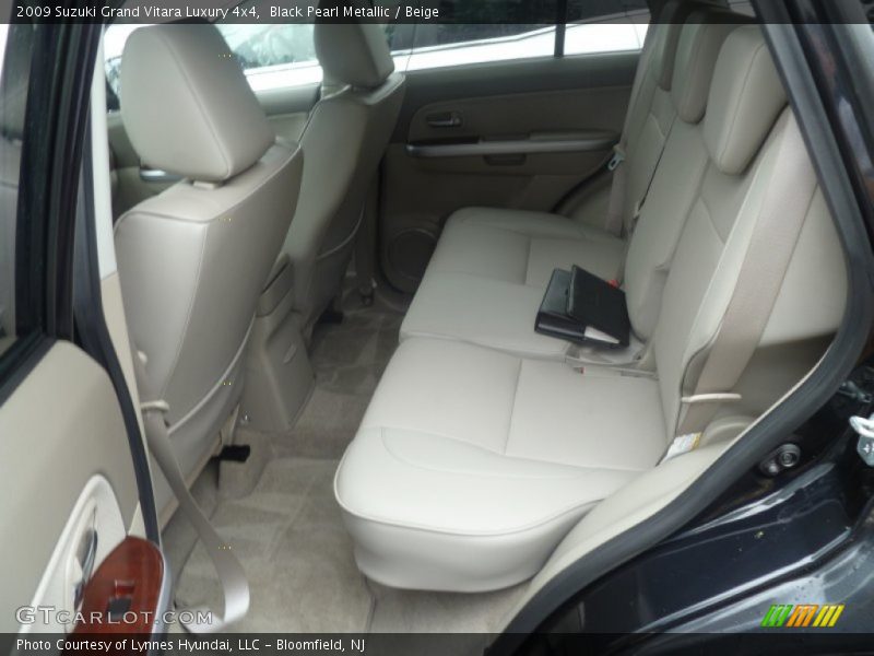 Black Pearl Metallic / Beige 2009 Suzuki Grand Vitara Luxury 4x4