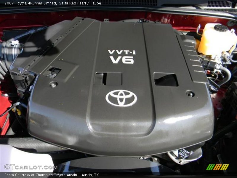 Salsa Red Pearl / Taupe 2007 Toyota 4Runner Limited