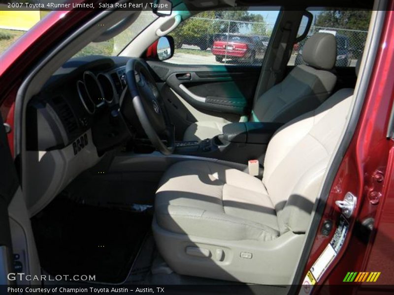 Salsa Red Pearl / Taupe 2007 Toyota 4Runner Limited