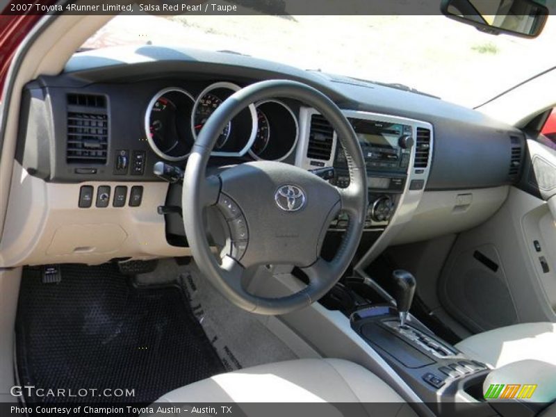 Salsa Red Pearl / Taupe 2007 Toyota 4Runner Limited