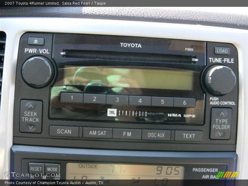 Salsa Red Pearl / Taupe 2007 Toyota 4Runner Limited
