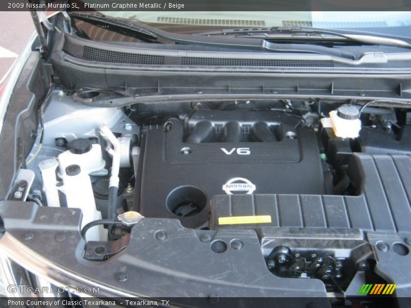 Platinum Graphite Metallic / Beige 2009 Nissan Murano SL