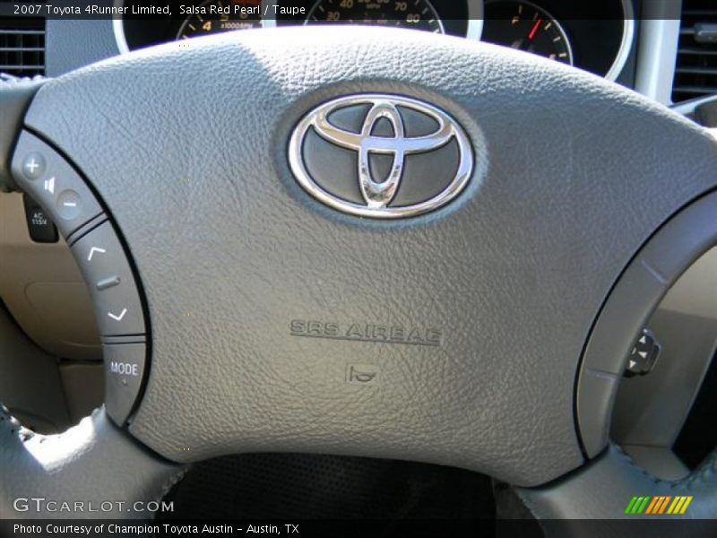 Salsa Red Pearl / Taupe 2007 Toyota 4Runner Limited