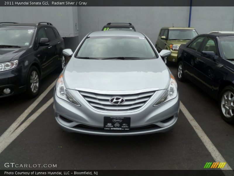 Radiant Silver / Gray 2011 Hyundai Sonata GLS