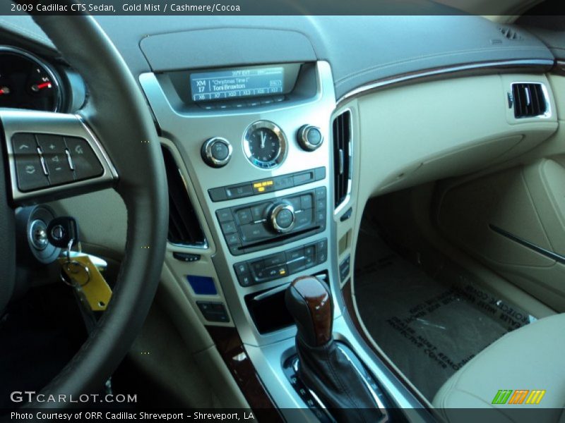 Gold Mist / Cashmere/Cocoa 2009 Cadillac CTS Sedan