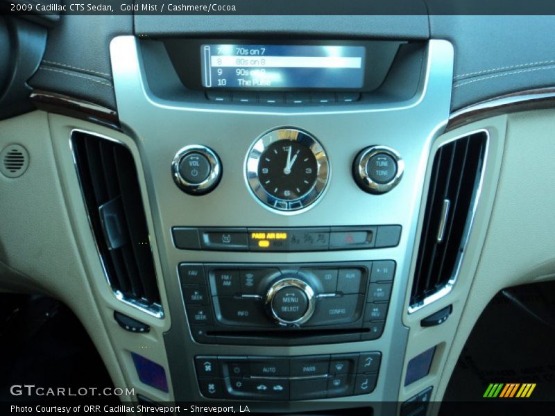 Gold Mist / Cashmere/Cocoa 2009 Cadillac CTS Sedan