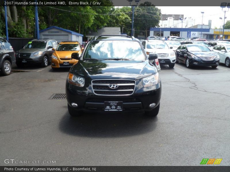 Ebony Black / Gray 2007 Hyundai Santa Fe Limited 4WD