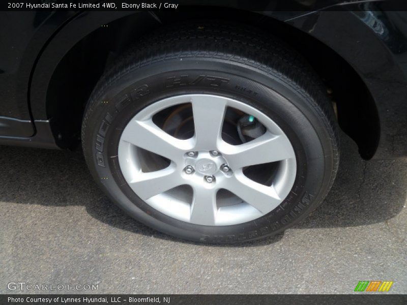 Ebony Black / Gray 2007 Hyundai Santa Fe Limited 4WD