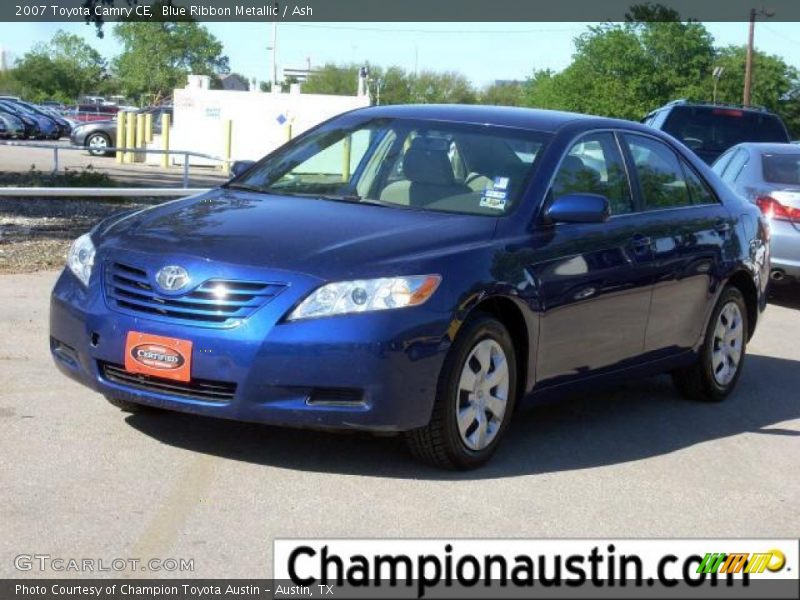 Blue Ribbon Metallic / Ash 2007 Toyota Camry CE