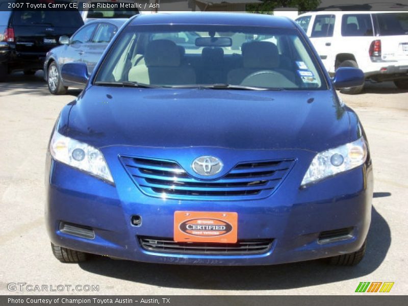 Blue Ribbon Metallic / Ash 2007 Toyota Camry CE