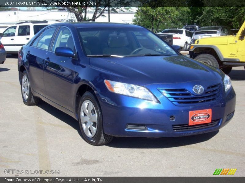 Blue Ribbon Metallic / Ash 2007 Toyota Camry CE
