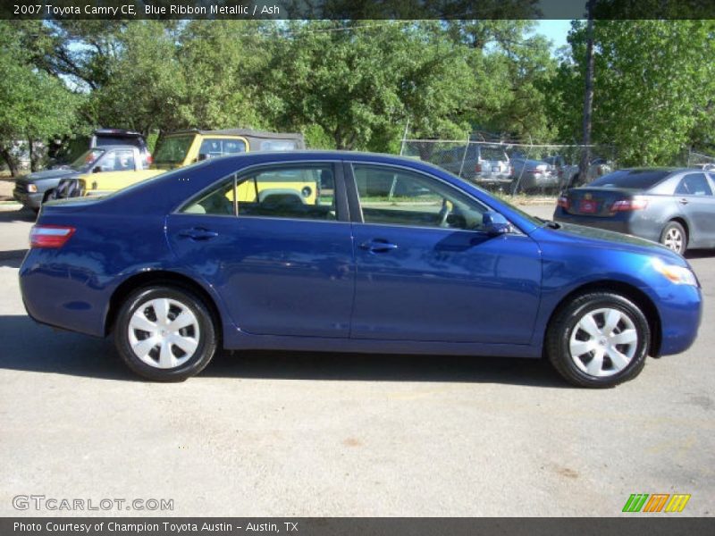 Blue Ribbon Metallic / Ash 2007 Toyota Camry CE
