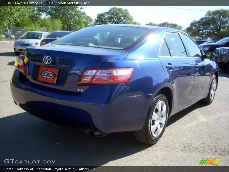 Blue Ribbon Metallic / Ash 2007 Toyota Camry CE