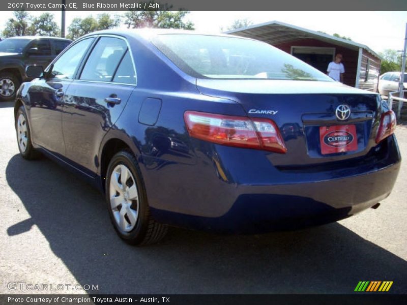 Blue Ribbon Metallic / Ash 2007 Toyota Camry CE