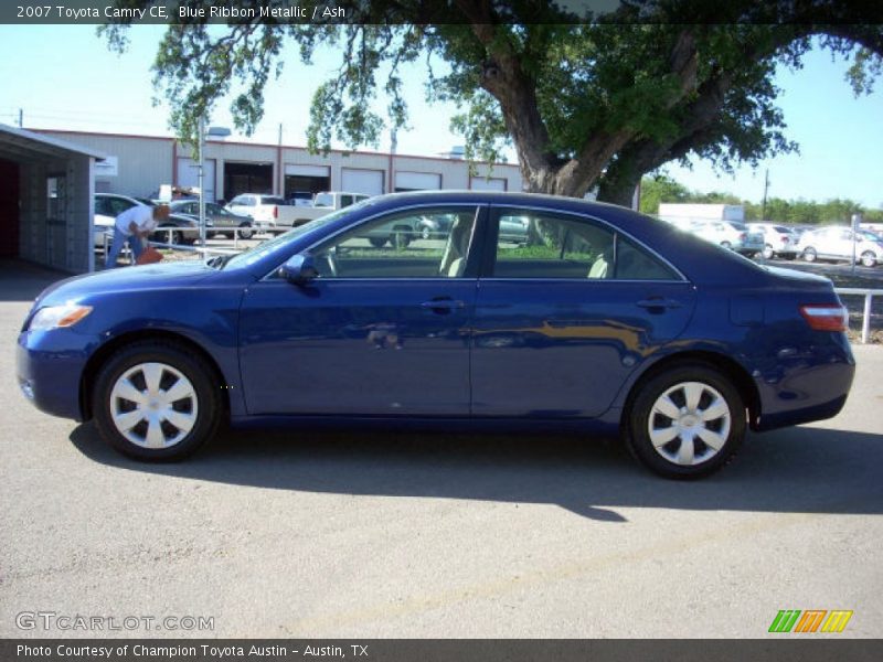 Blue Ribbon Metallic / Ash 2007 Toyota Camry CE
