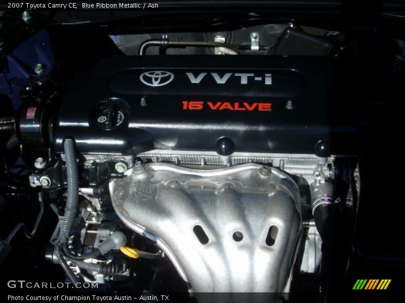 Blue Ribbon Metallic / Ash 2007 Toyota Camry CE