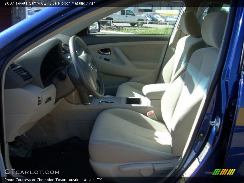 Blue Ribbon Metallic / Ash 2007 Toyota Camry CE