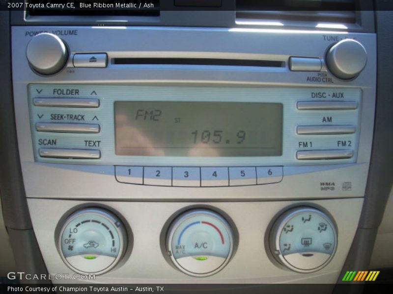 Blue Ribbon Metallic / Ash 2007 Toyota Camry CE