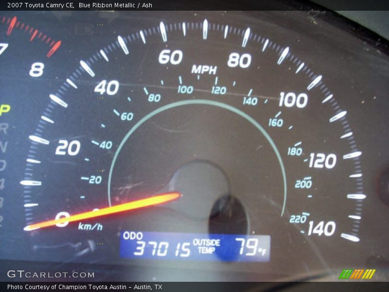 Blue Ribbon Metallic / Ash 2007 Toyota Camry CE