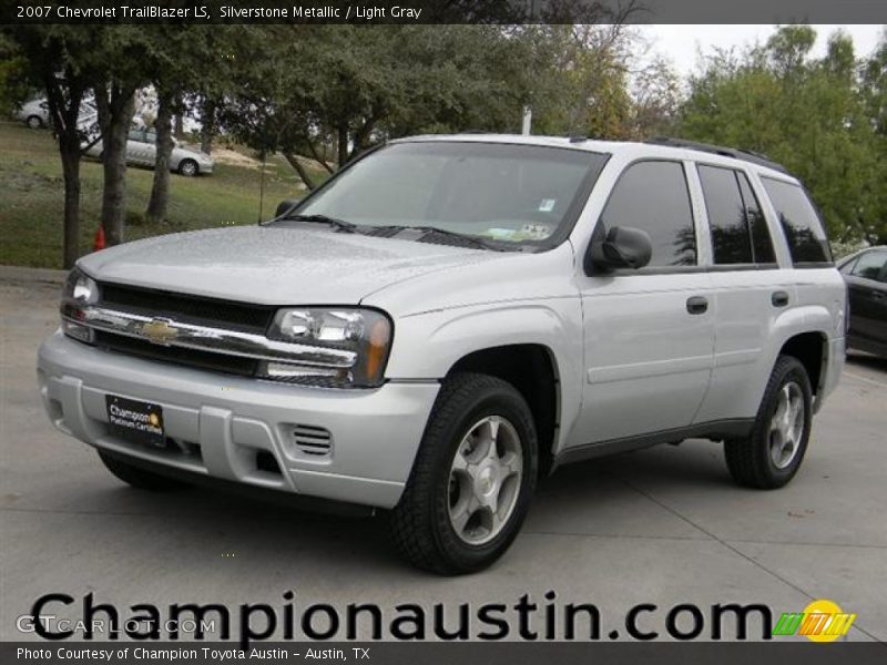 Silverstone Metallic / Light Gray 2007 Chevrolet TrailBlazer LS