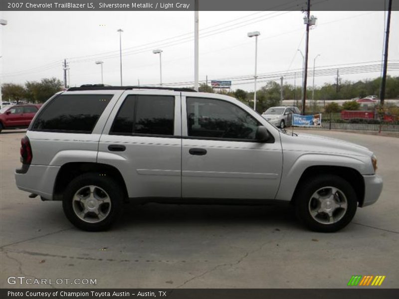 Silverstone Metallic / Light Gray 2007 Chevrolet TrailBlazer LS