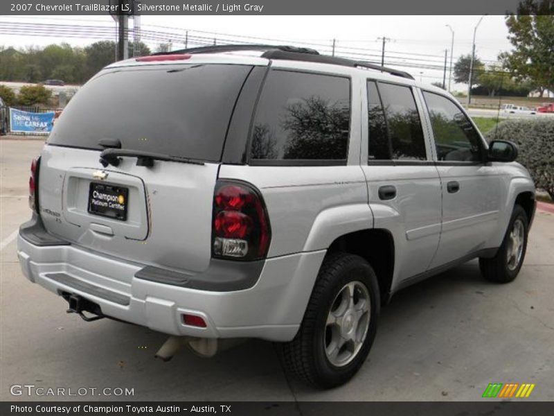 Silverstone Metallic / Light Gray 2007 Chevrolet TrailBlazer LS