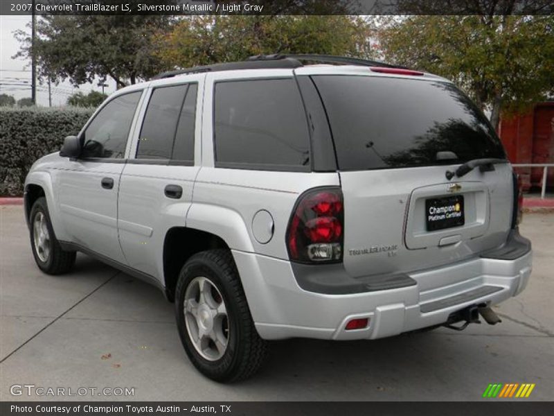 Silverstone Metallic / Light Gray 2007 Chevrolet TrailBlazer LS