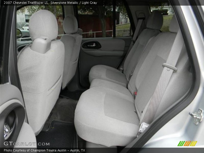 Silverstone Metallic / Light Gray 2007 Chevrolet TrailBlazer LS