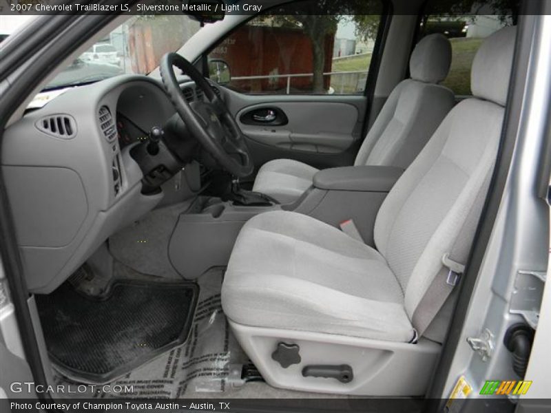 Silverstone Metallic / Light Gray 2007 Chevrolet TrailBlazer LS